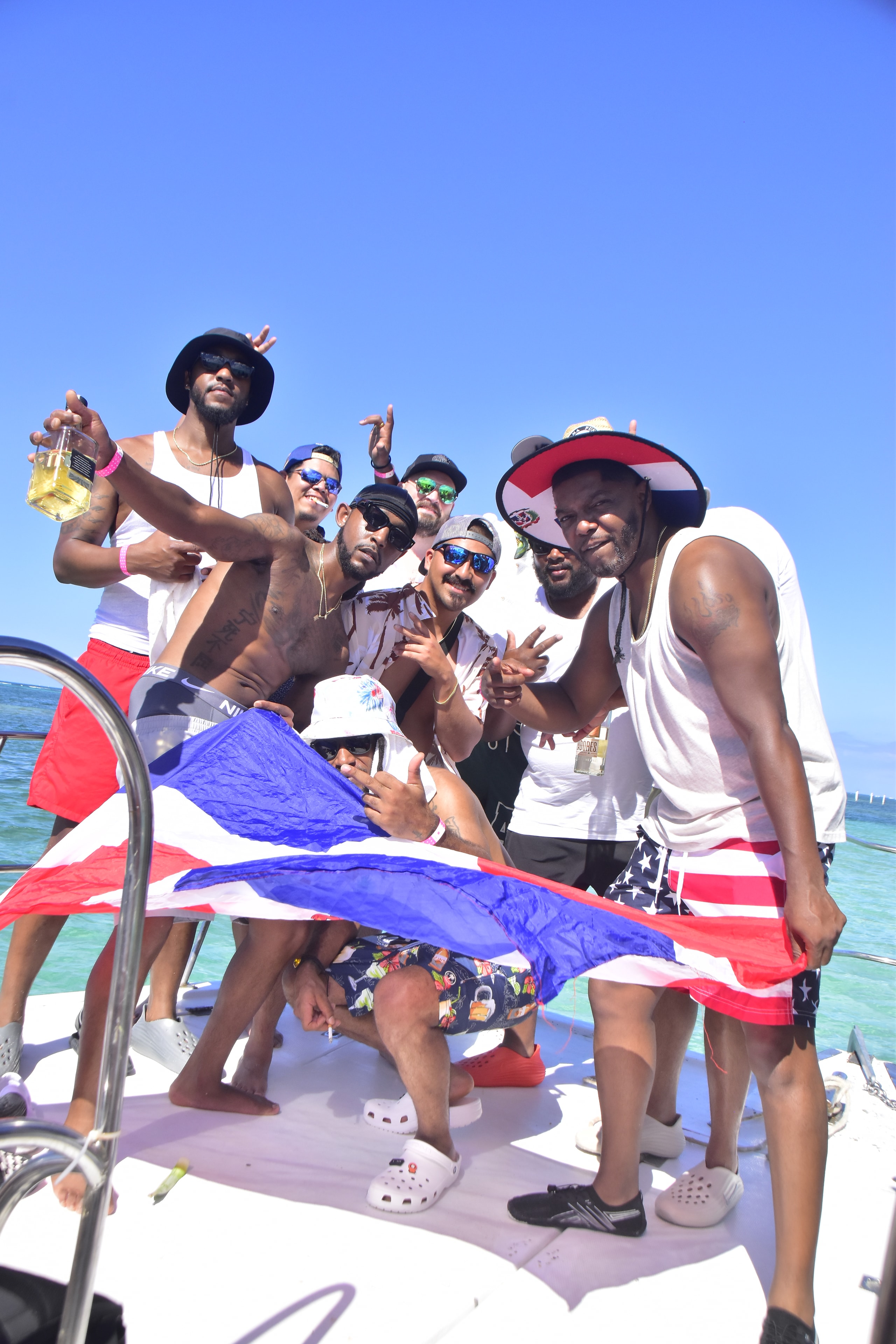 DJ and music on the party boat